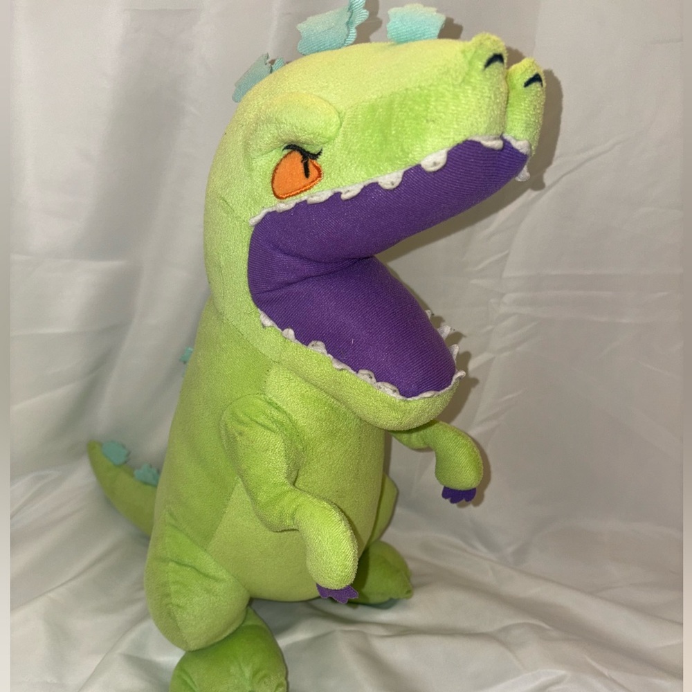 Nickelodeon Rugrats Reptar Stuffed Dinosaur, Plush T-Rex